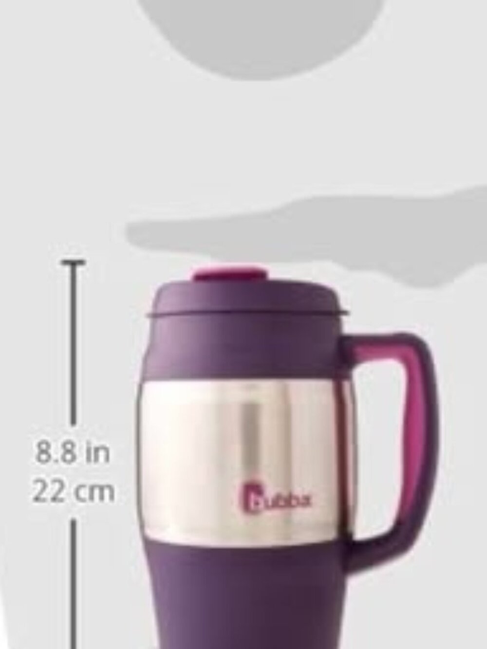 Bubba Stainless Steel Mug - 34oz/964g- BPA Free- Purple- Cold/Hot Beverages - Picture 5 of 5
